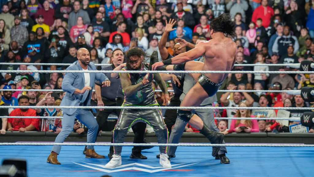 Drew McIntyre vs. Jimmy Uso - WWE SmackDown Results: Winners, Ratings, and Highlights From Feb. 21 - Brain X Pedia