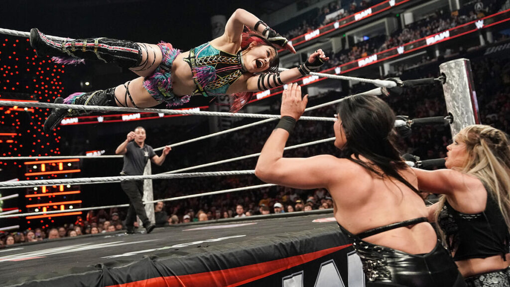 Iyo Sky and Dakota Kai “Damage CTRL” vs. Liv Morgan and Raquel Rodriguez “The Judgment Day” - WWE Raw Results: Winners, Ratings, and Highlights From Feb. 10 - Brain X Pedia