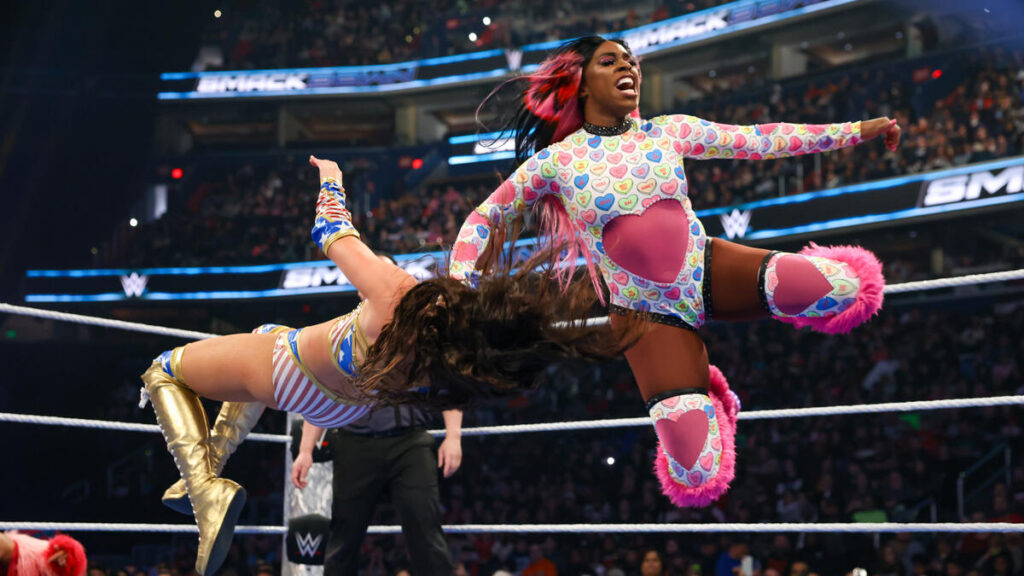 Naomi vs. Chelsea Green – 2025 Women’s Elimination Chamber Qualifying match. - WWE SmackDown Results: Winners, Ratings, and Highlights From Feb. 14 - Brain X Pedia