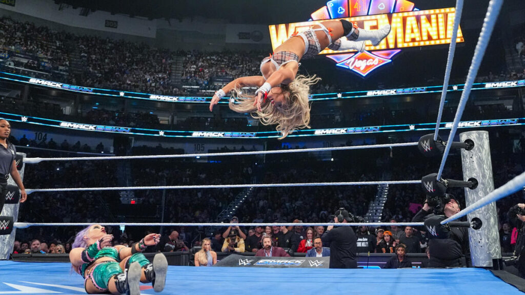 Tiffany Stratton battles Candice LeRae - WWE SmackDown Results: Winners, Ratings, and Highlights From Feb. 21 - Brain X Pedia