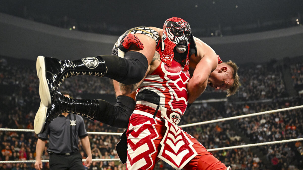 Penta vs. Pete Dunne vs. Ludwig Kaiser on WWE Raw - WWE Raw Results: Winners, Ratings, and Highlights From Feb. 24 - Brain X Pedia