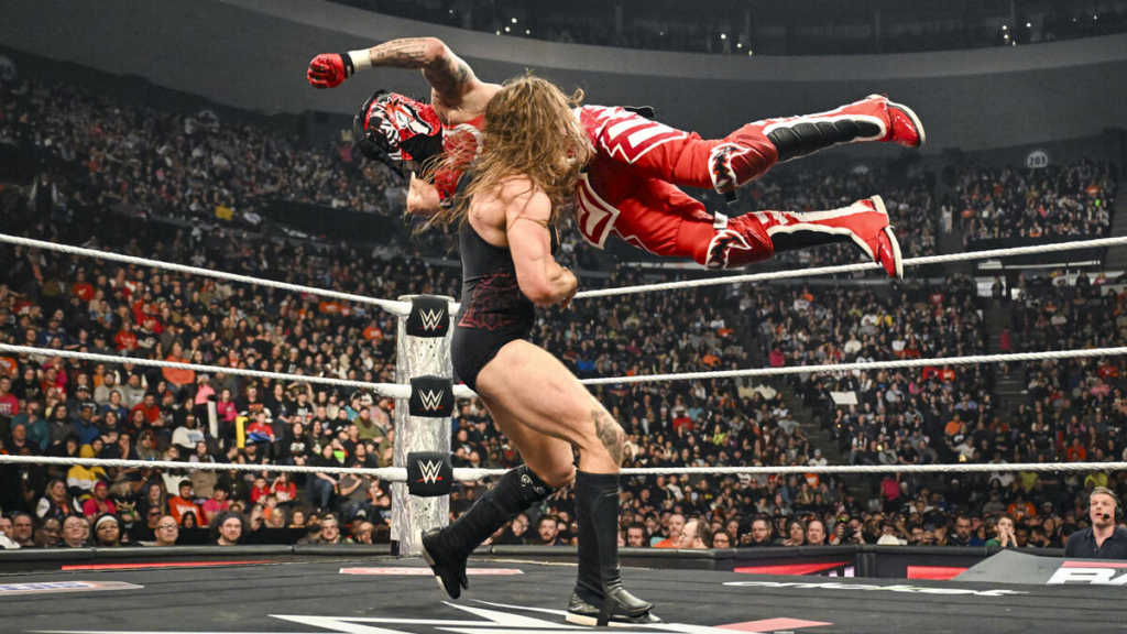 Penta vs. Pete Dunne vs. Ludwig Kaiser on WWE Raw - WWE Raw Results: Winners, Ratings, and Highlights From Feb. 24 - Brain X Pedia