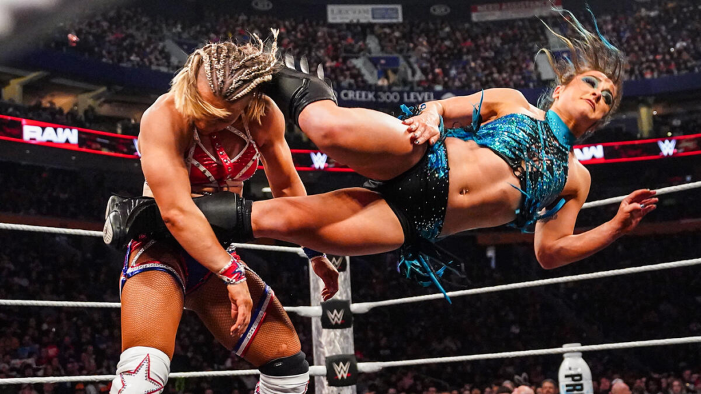 Lyra Valkyria (c) defends her Women's Intercontinental Championship against Ivy Nile - WWE Raw Results: Winners, Ratings, and Highlights From Mar. 3 - Brain X Pedia