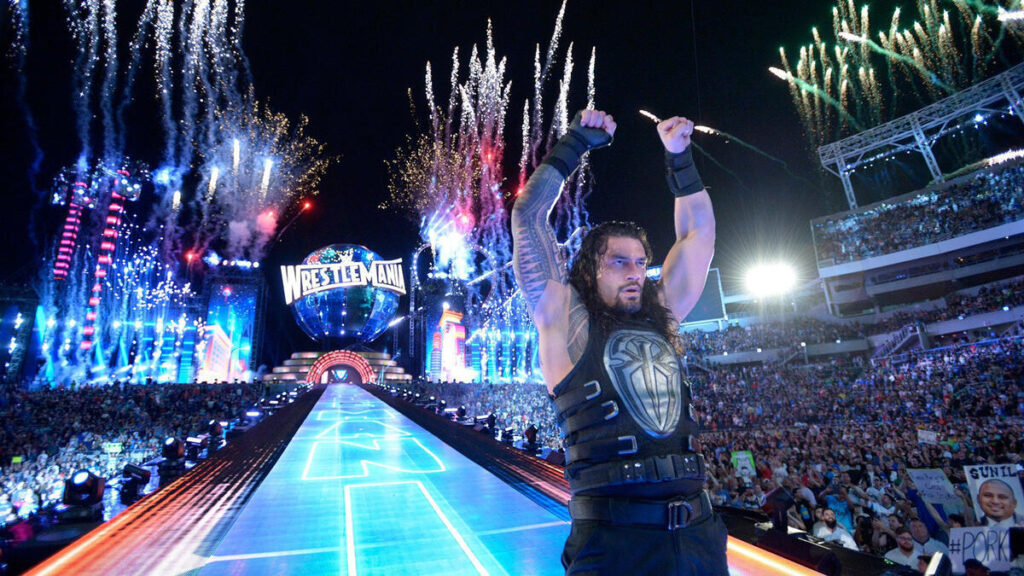 Roman Reigns at WrestleMania: Earned the Yard - Roman Reigns at WrestleMania: Chronicles of the Tribal Chief - Brain X Pedia