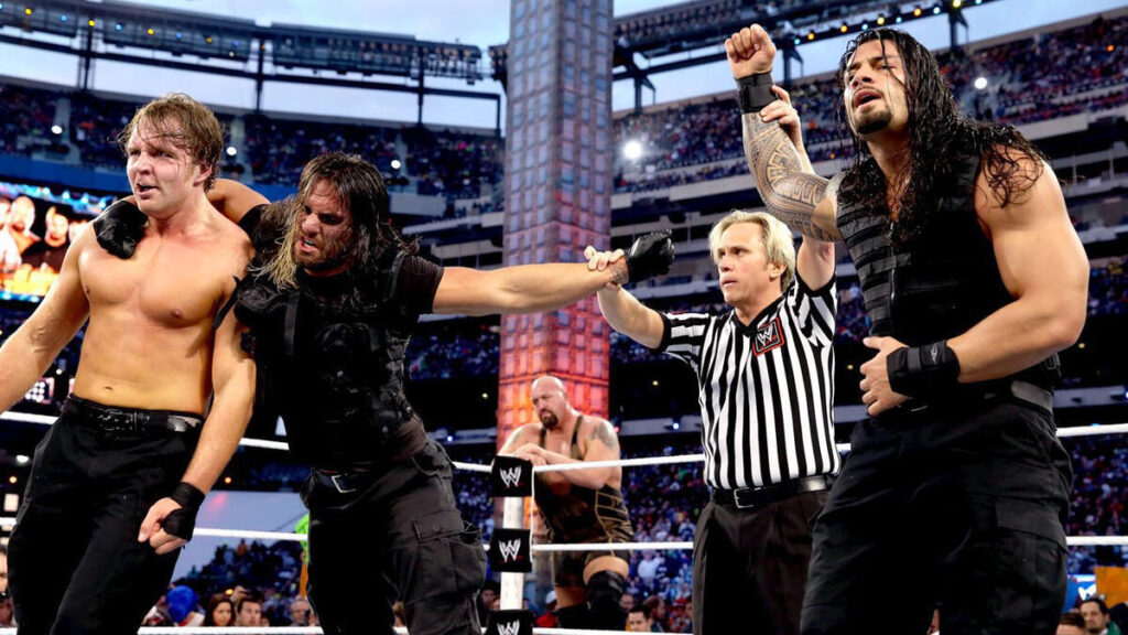 Roman Reigns at WrestleMania: The Hounds of Justice - Roman Reigns at WrestleMania: Chronicles of the Tribal Chief - Brain X Pedia