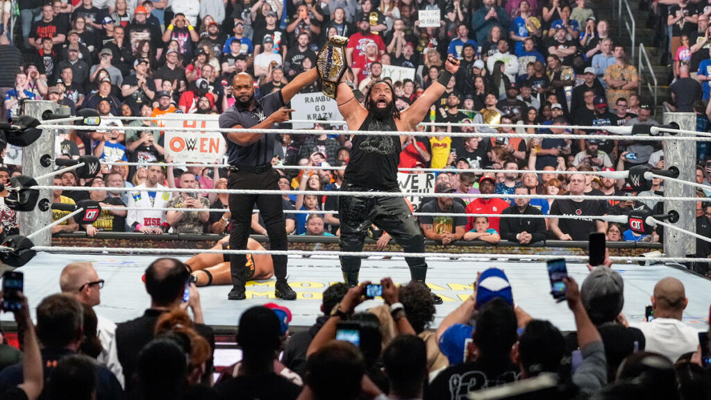 Jacob Fatu (c) vs. LA Knight vs. Damian Priest vs. Drew McIntyre - WWE United States Championship - WWE Backlash (2025) – Results: Winners, Ratings, and Highlights - Brain X Pedia