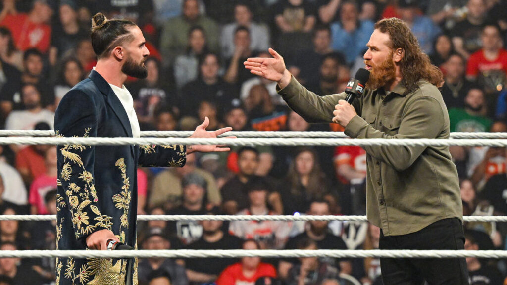 Seth Rollins, Paul Heyman, and Bron Breakker Kick Off WWE Raw - WWE Raw Results: Winners, Ratings, and Highlights From Apr. 28 - Brain X Pedia