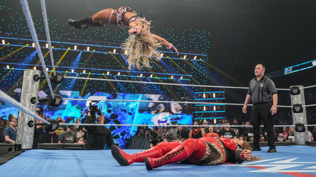 Tiffany Stratton (c) vs. Nia Jax - WWE Women’s Championship - WWE SmackDown Results: Winners, Ratings, and Highlights From May 16 - Brain X Pedia