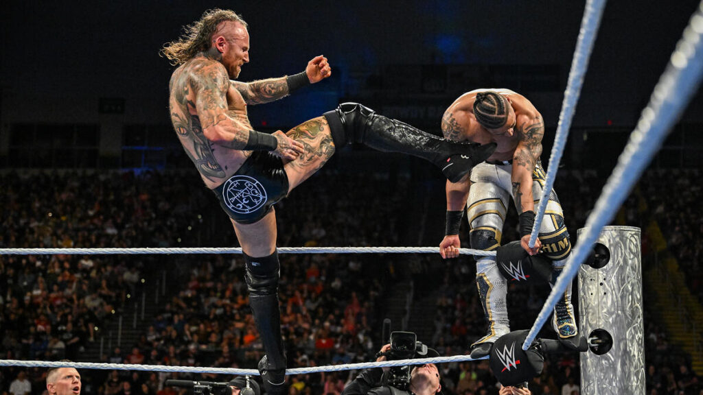 Carmelo Hayes vs. Aleister Black - WWE SmackDown Results: Winners, Ratings, and Highlights From May 9 - Brain X Pedia