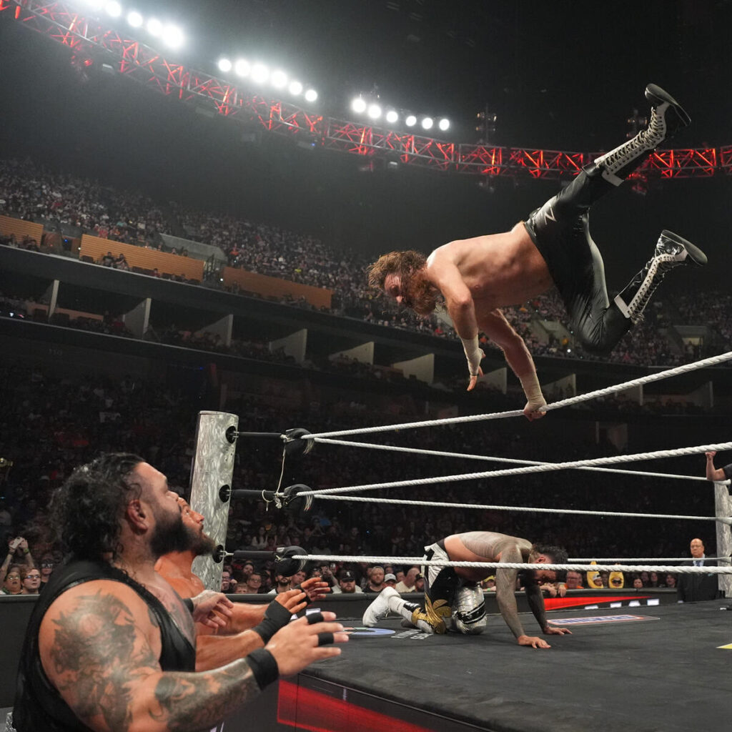 Jey Uso and Sami Zayn vs. Bron Breakker and Bronson Reed - WWE Raw Results: Winners, Ratings, and Highlights From Jun. 2 - Brain X Pedia